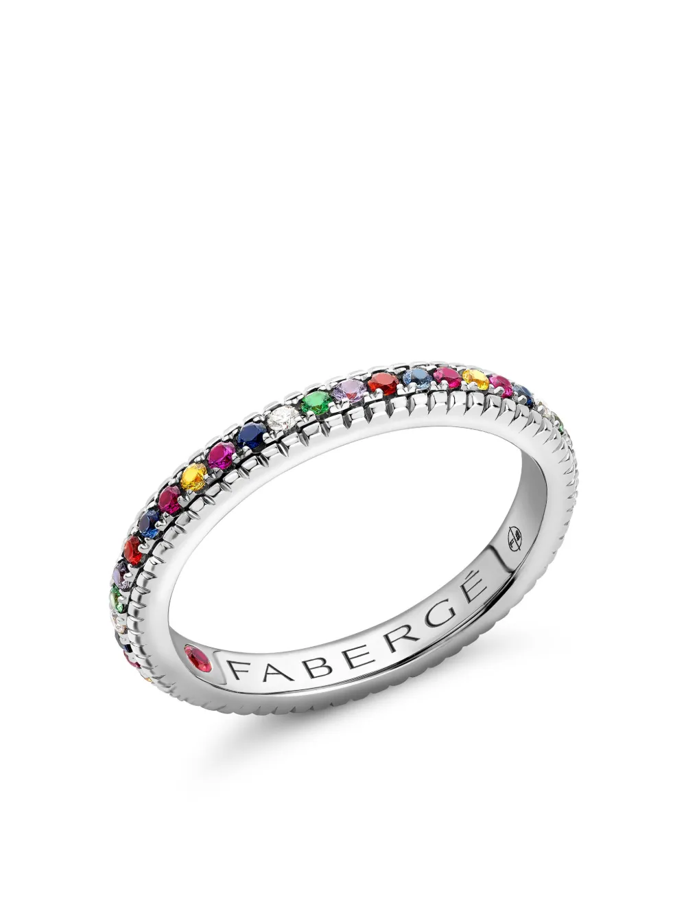 

Кольцо Colour Of Love из белого золота с камнями FABERGÉ, серебряный