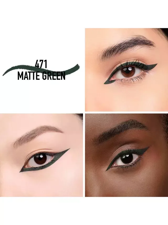 Водостойкая подводка для глаз Diorshow 24H Stylo DIOR, 471 Matte Green — фото 2