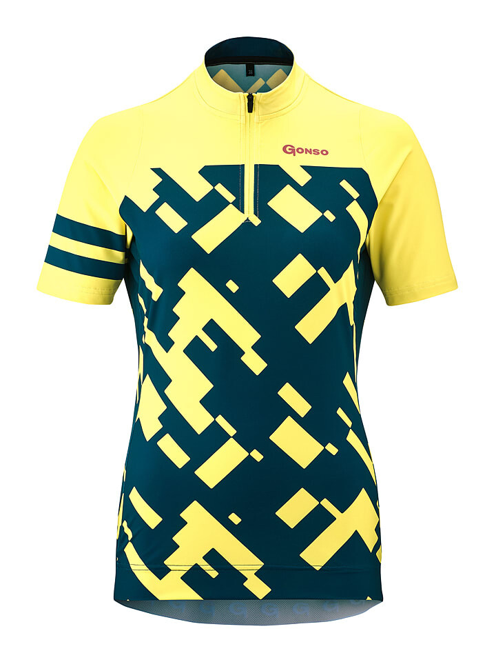 

Функциональная рубашка Gonso Fahrradshirt Ceniga, цвет Dunkelblau/Gelb