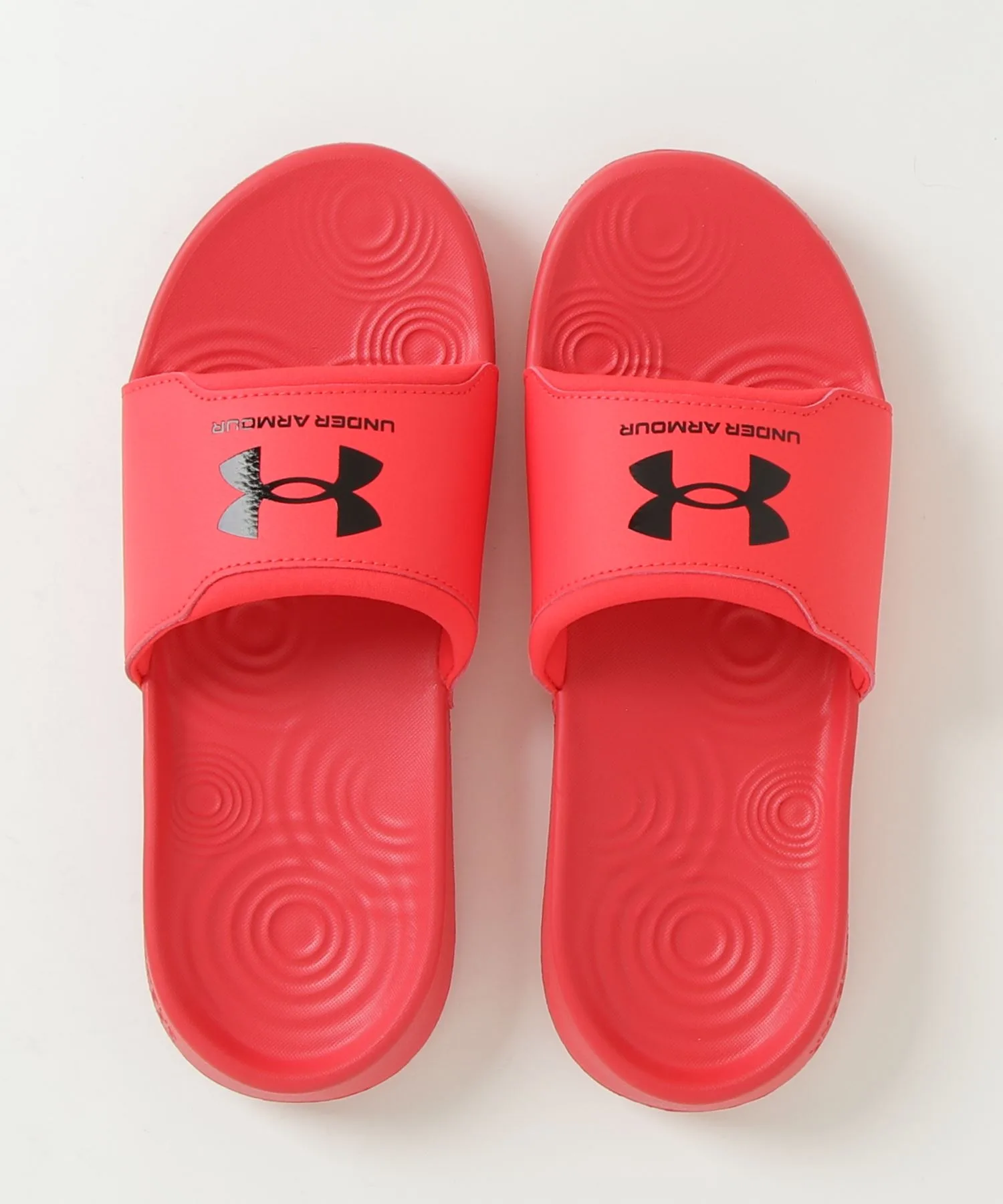 Мужские сандалии с фиксирующим ремнем и EVA стелькой UNDER ARMOUR Ignite Select красные — фото 4