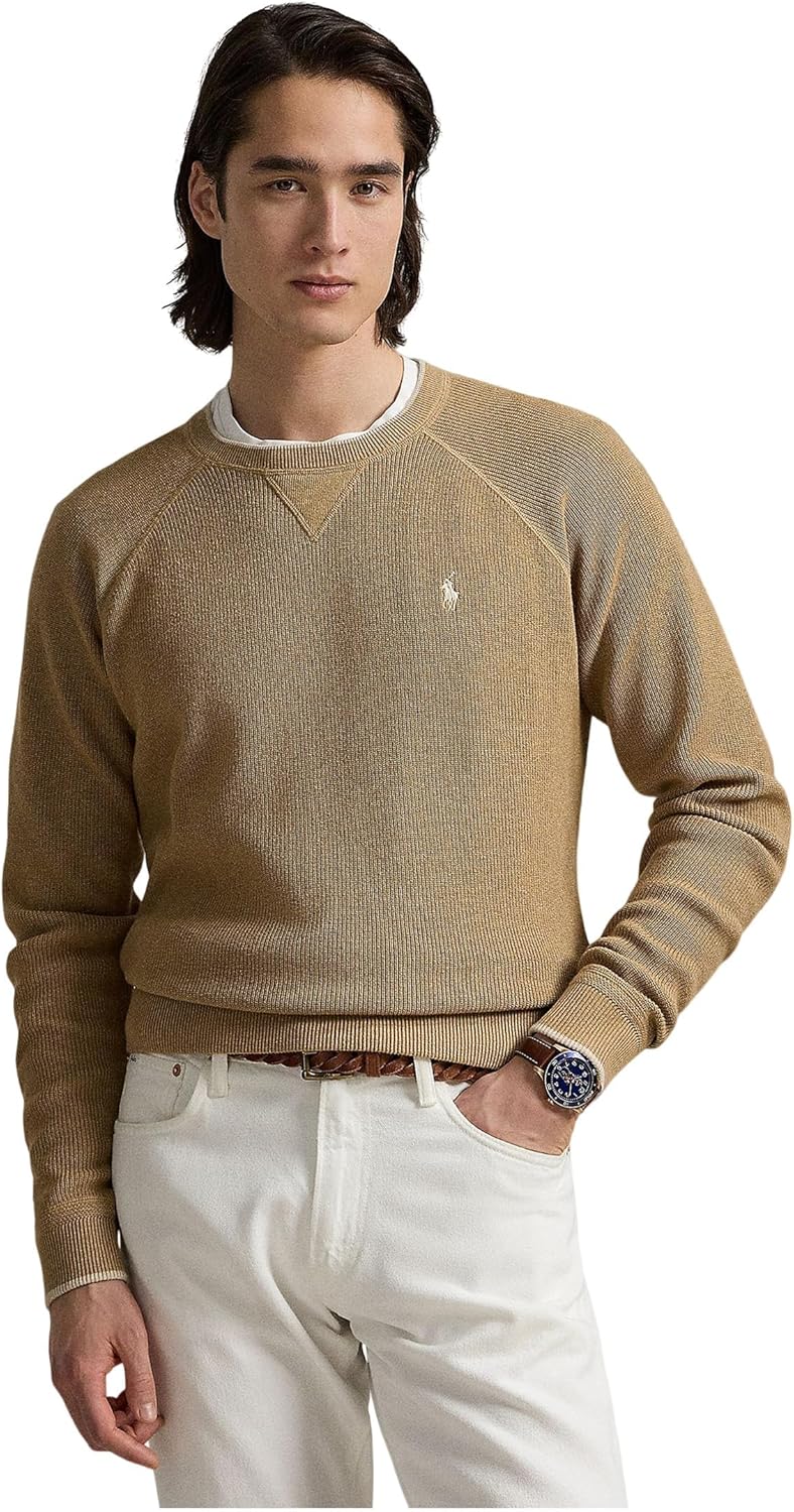 

Толстовка из текстурированного хлопка POLO RALPH LAUREN, Camel Combo