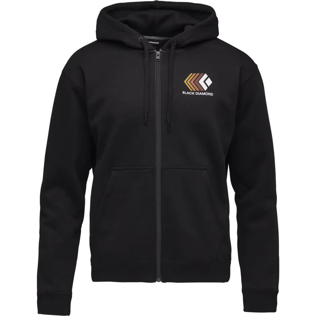 

Мужская выцветшая толстовка с капюшоном на молнии черного цвета с бриллиантами Black Diamond, чёрный