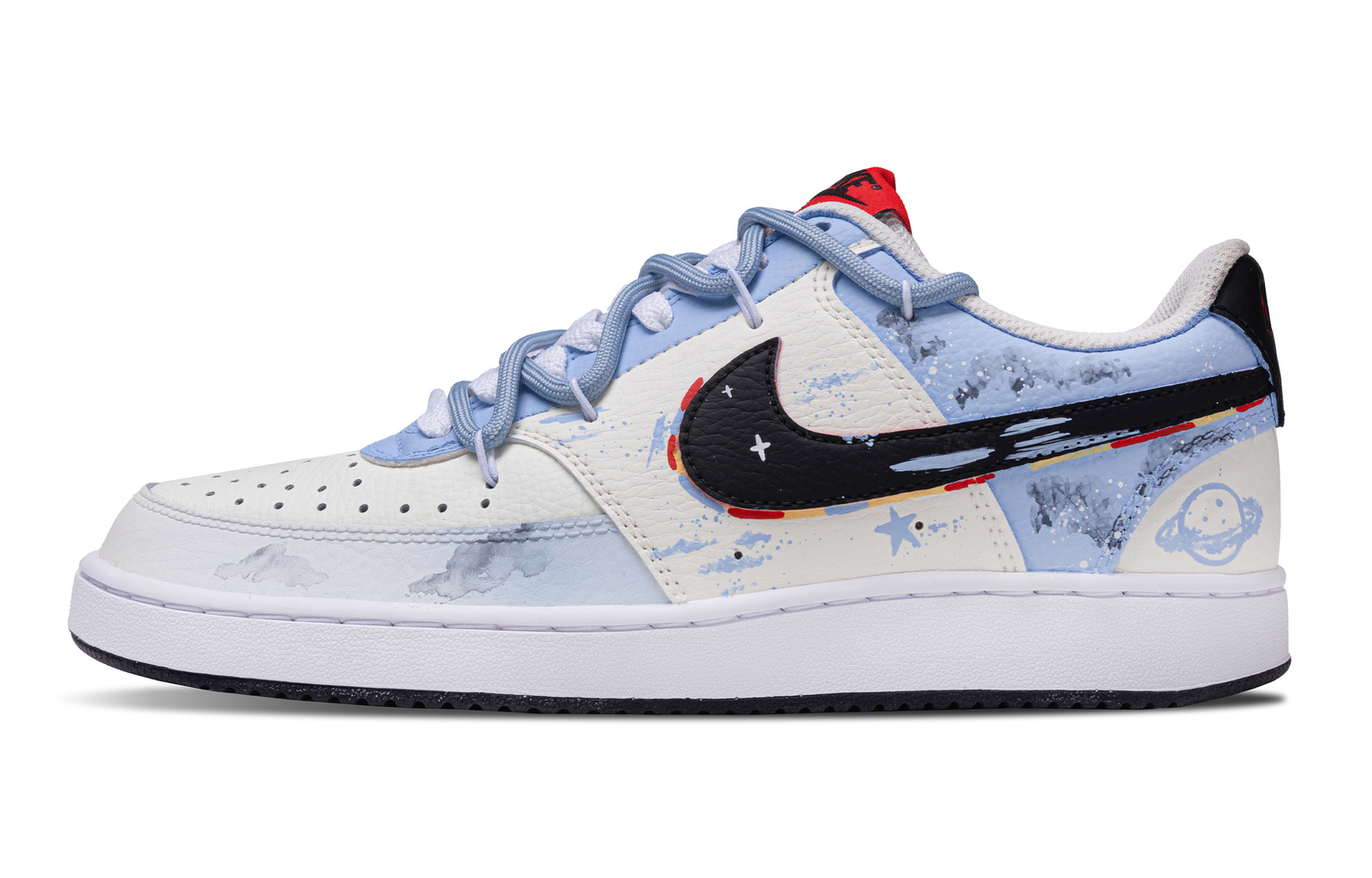 

Nike Court Vision 1 Galaxy Tour Low Top Skateboard Shoes Men's Sky Blue