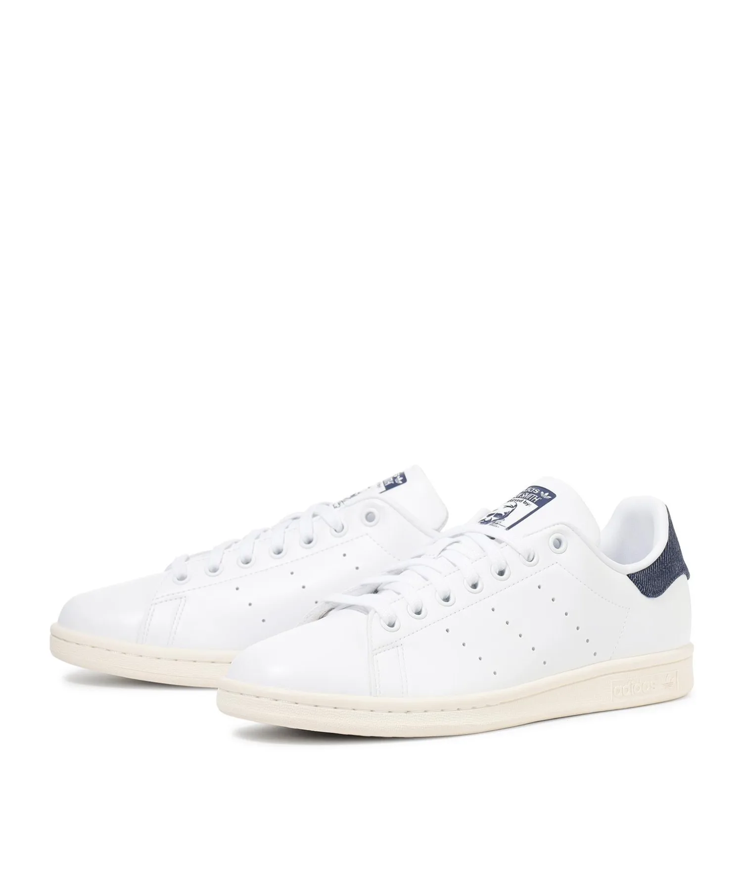 Мужские кроссовки из натуральной кожи Stan Smith adidas JP8658 белые — фото 3