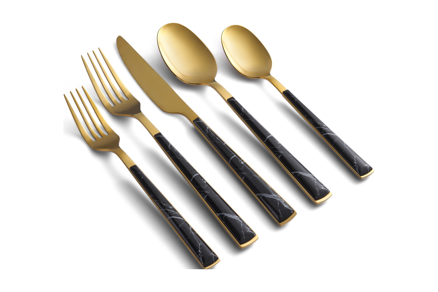 

Набор столовых приборов Eivin Cambridge Silversmiths, золтой / черный