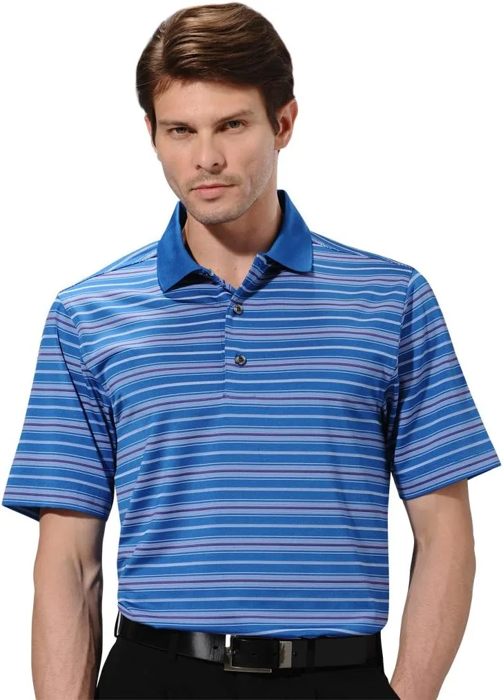 

Футболка-поло Monterey Club мужская Eclipse Stripe Texture