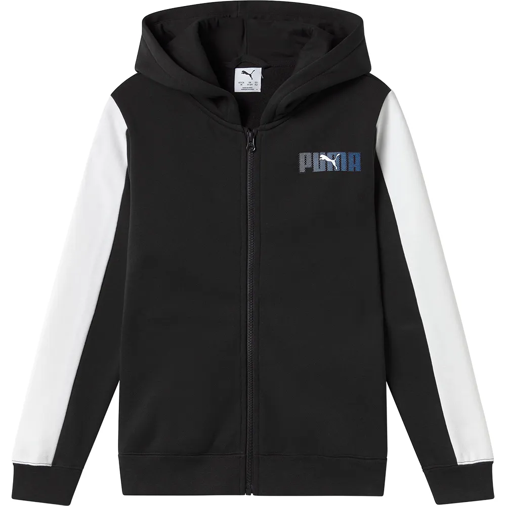 

Толстовка Puma Logo Lab full zip, черный