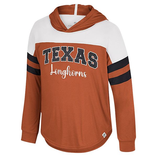Детская толстовка с капюшоном texas orange texas longhorns reflection, длинный рукав Colosseum — фото 3