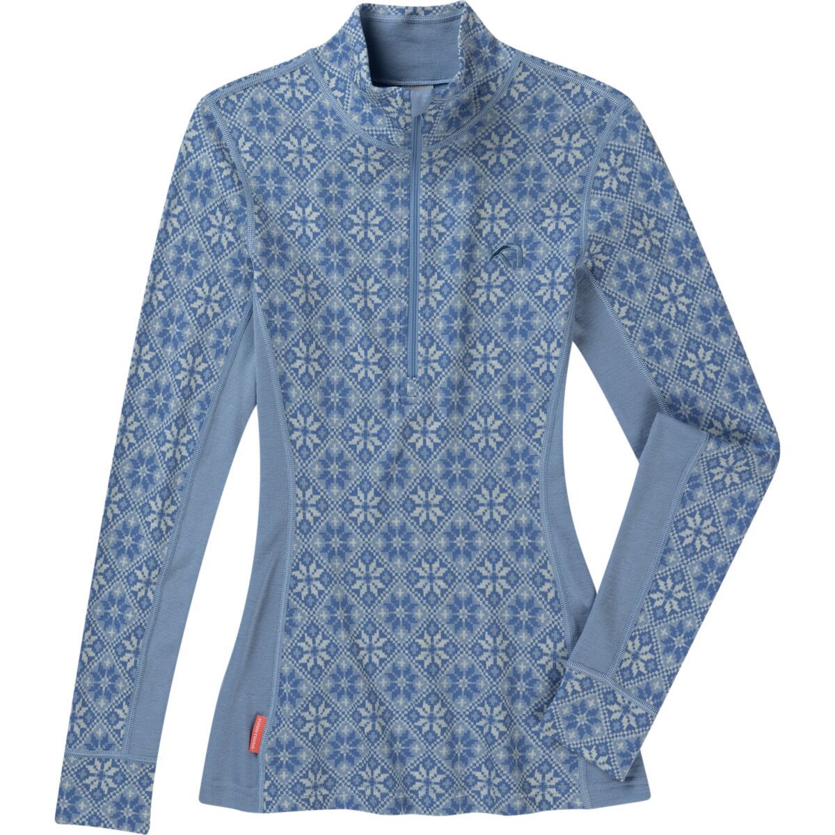 

Розовый полузастегивающийся топ Kari Traa, цвет iris