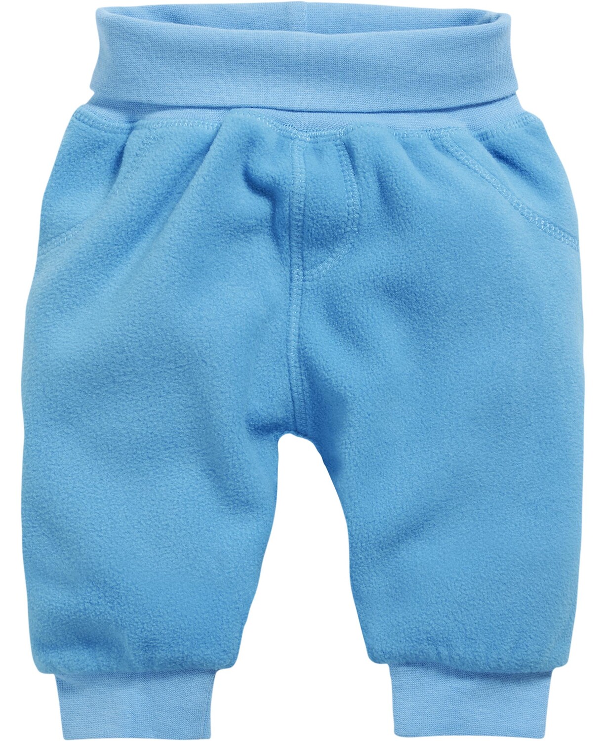 

Тканевые брюки Schnizler Baby Pump Fleece mit Strickbund, цвет Aquablau