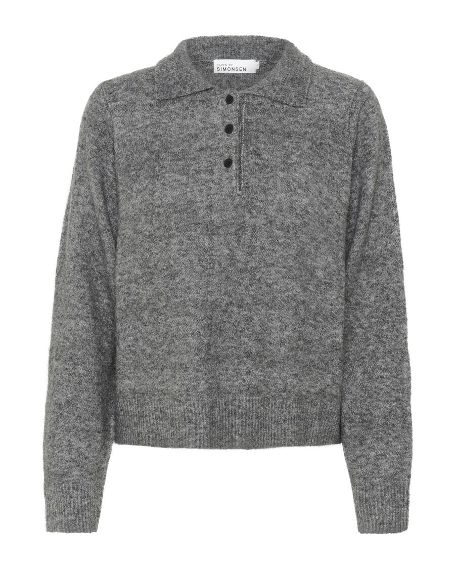 

Тонкий вязаный свитер KAREN BY SIMONSEN Sweater Noabelle, пятнистый серый