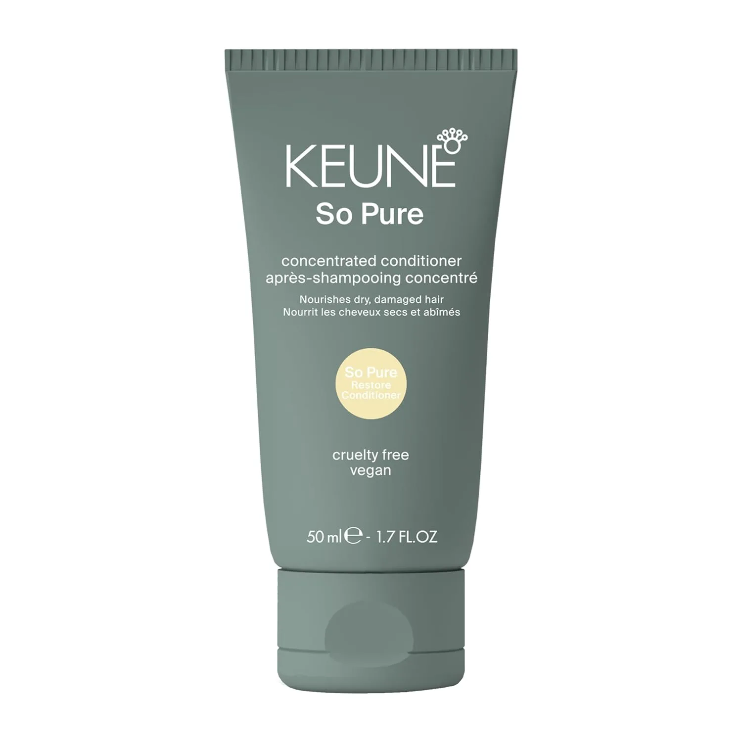 Кондиционер для волос KEUNE So Pure Restore, увлажняющая и питательная формула, дорожный размер, 50 мл