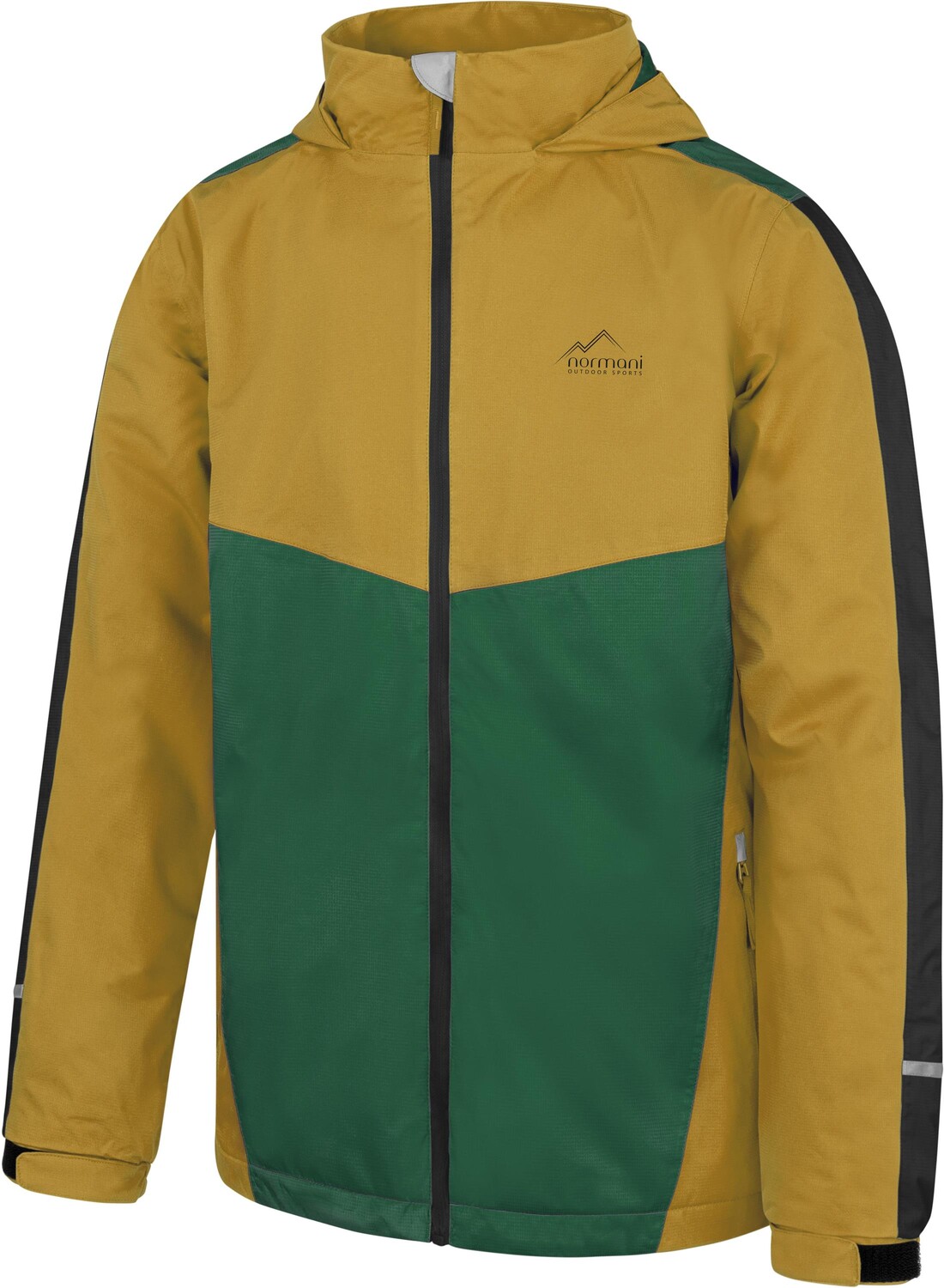 Дождевик Normani Outdoor Sports Kinder Puyallup, желтый — фото 2
