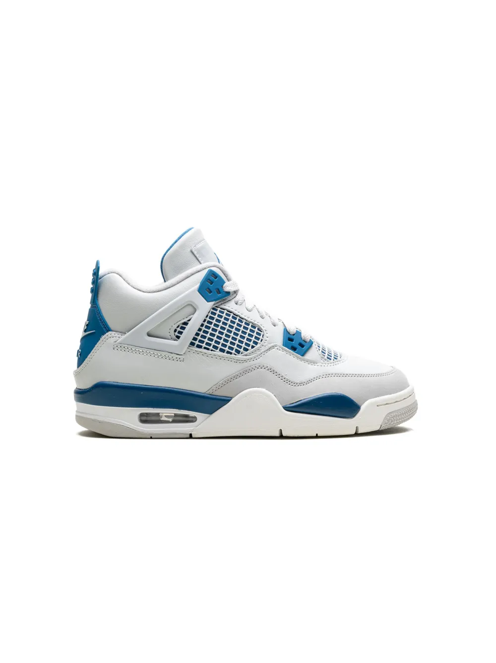 Кроссовки Air Jordan 4 'Military Blue' Jordan Kids, белый — фото 2