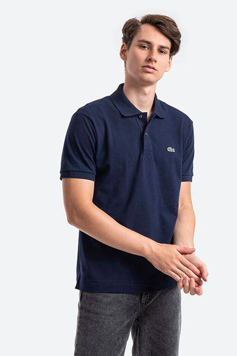 

Классическая футболка-поло Lacoste. Lacoste, темно-синий
