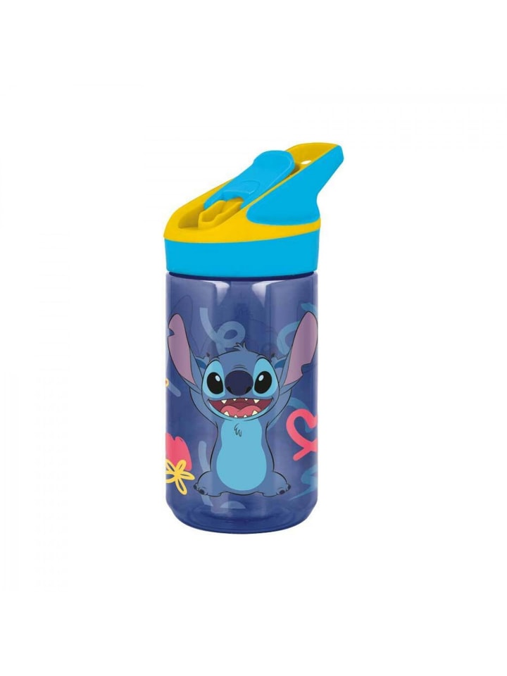 

Lilo & Stitch Бутылка для воды, детская бутылка для питья, дорожная бутылка, 480 мл, синего цвета