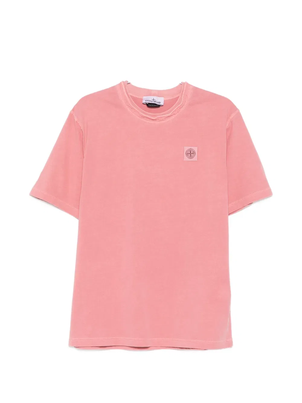 Футболка с нашивкой Compass-patch Stone Island, розовый