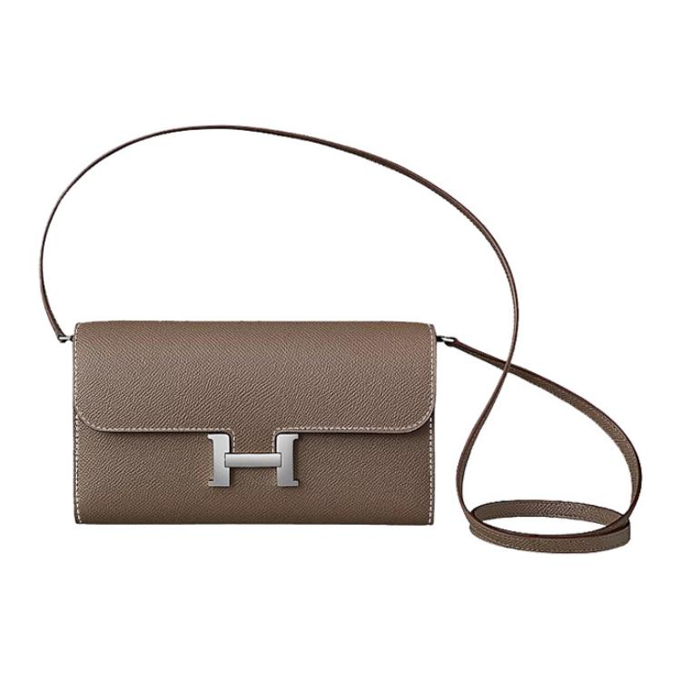 

Кошелек Constance To Go Epsom из телячьей кожи, сумка-мессенджер, женская сумка через плечо HERMES