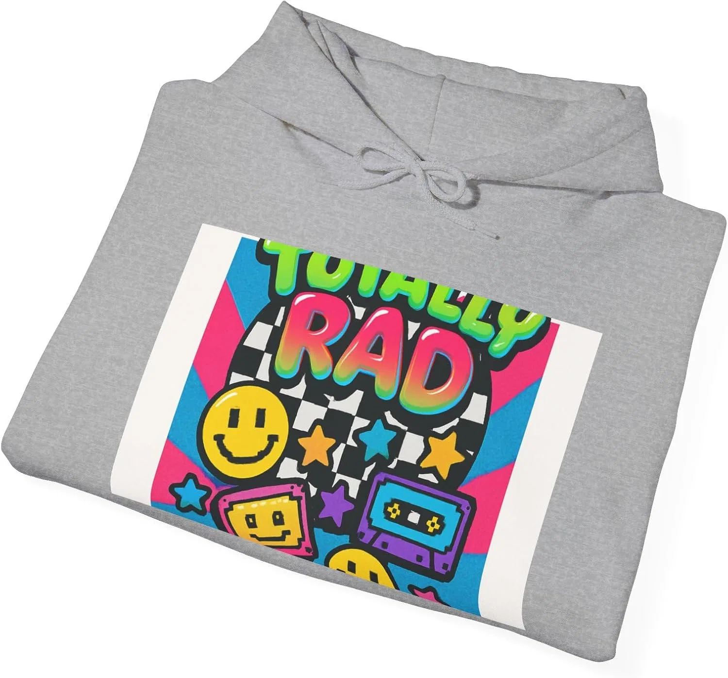 GENERIC Толстовка с капюшоном унисекс из плотной смесовой ткани Heavy Blend, Sport Grey — фото 4
