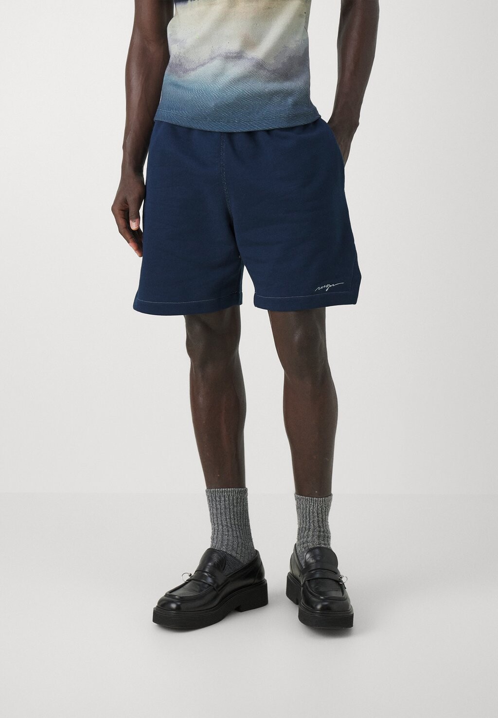

Шорты BERMUDA MSGM, цвет navy