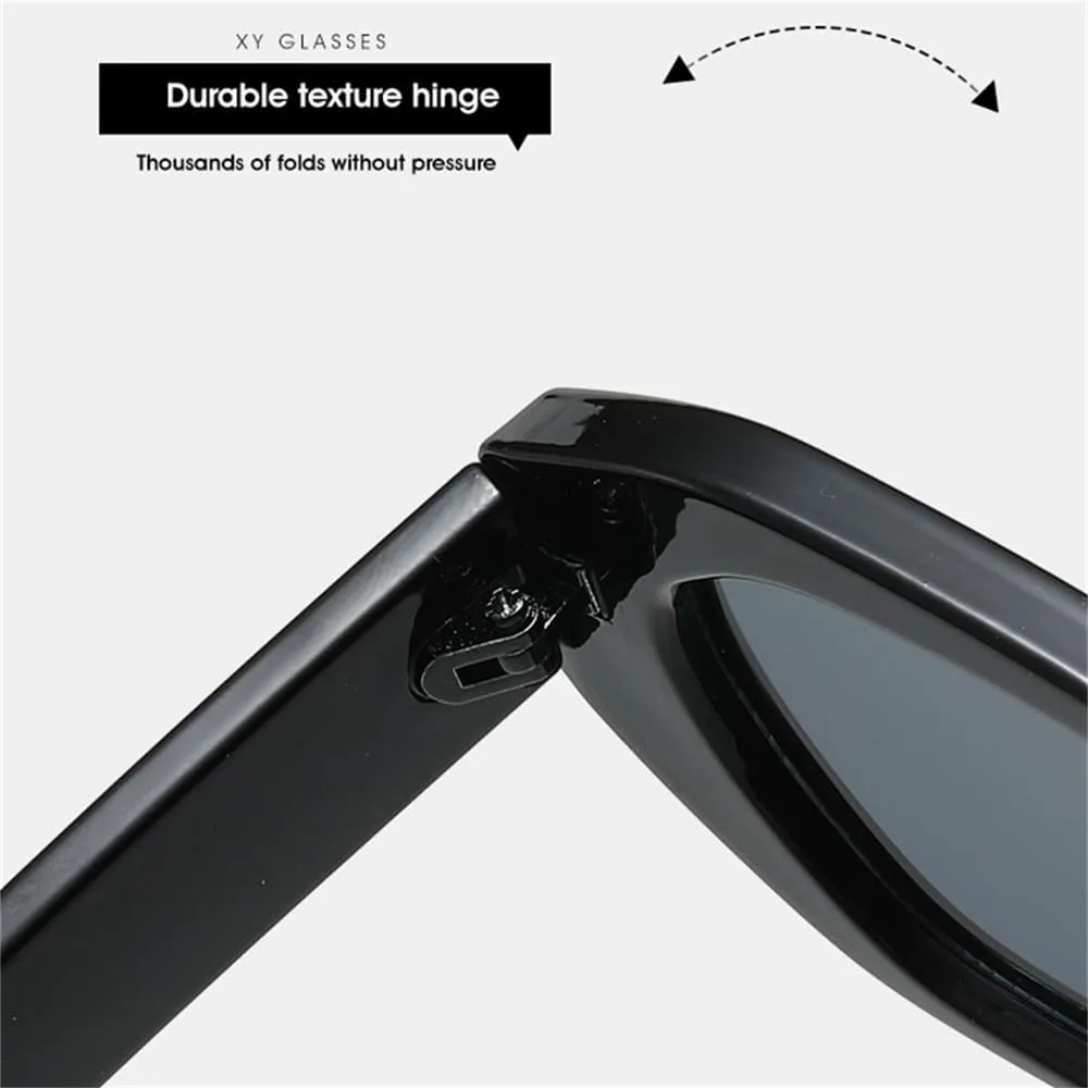 

Ретро-солнцезащитные очки неправильной формы для женщин и мужчин, маленькая оправа, градиентные, модные, с защитой от УФ-излучения UV400 LANGSER, White Grey