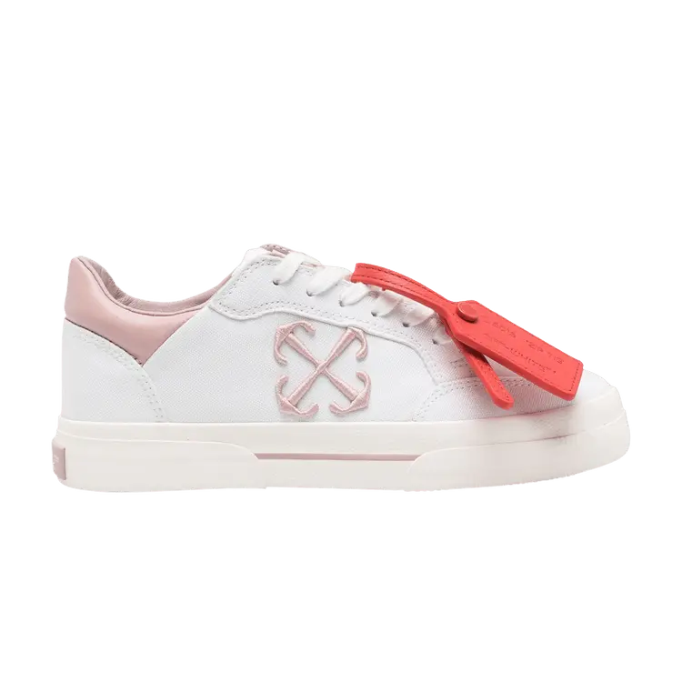 

Кроссовки Off-White Wmns New Low Vulcanized White Light Pink, белый