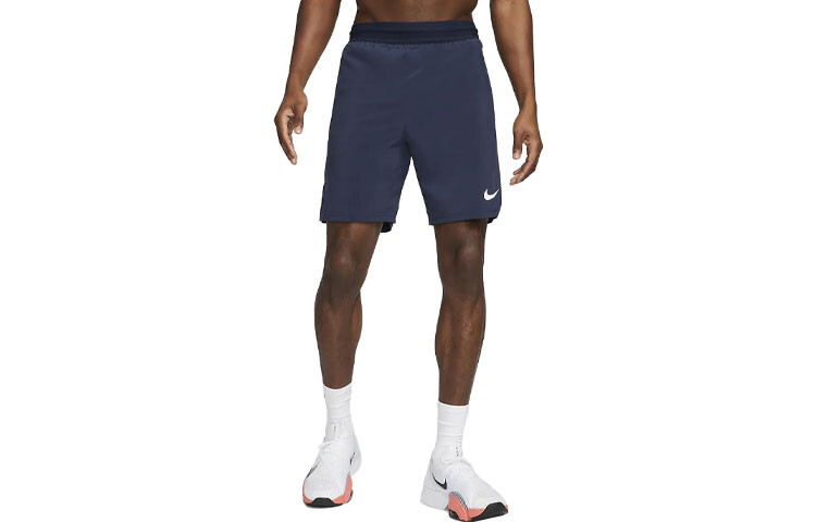 

Спортивные шорты Dri-Fit мужские темно-синие Nike, синий