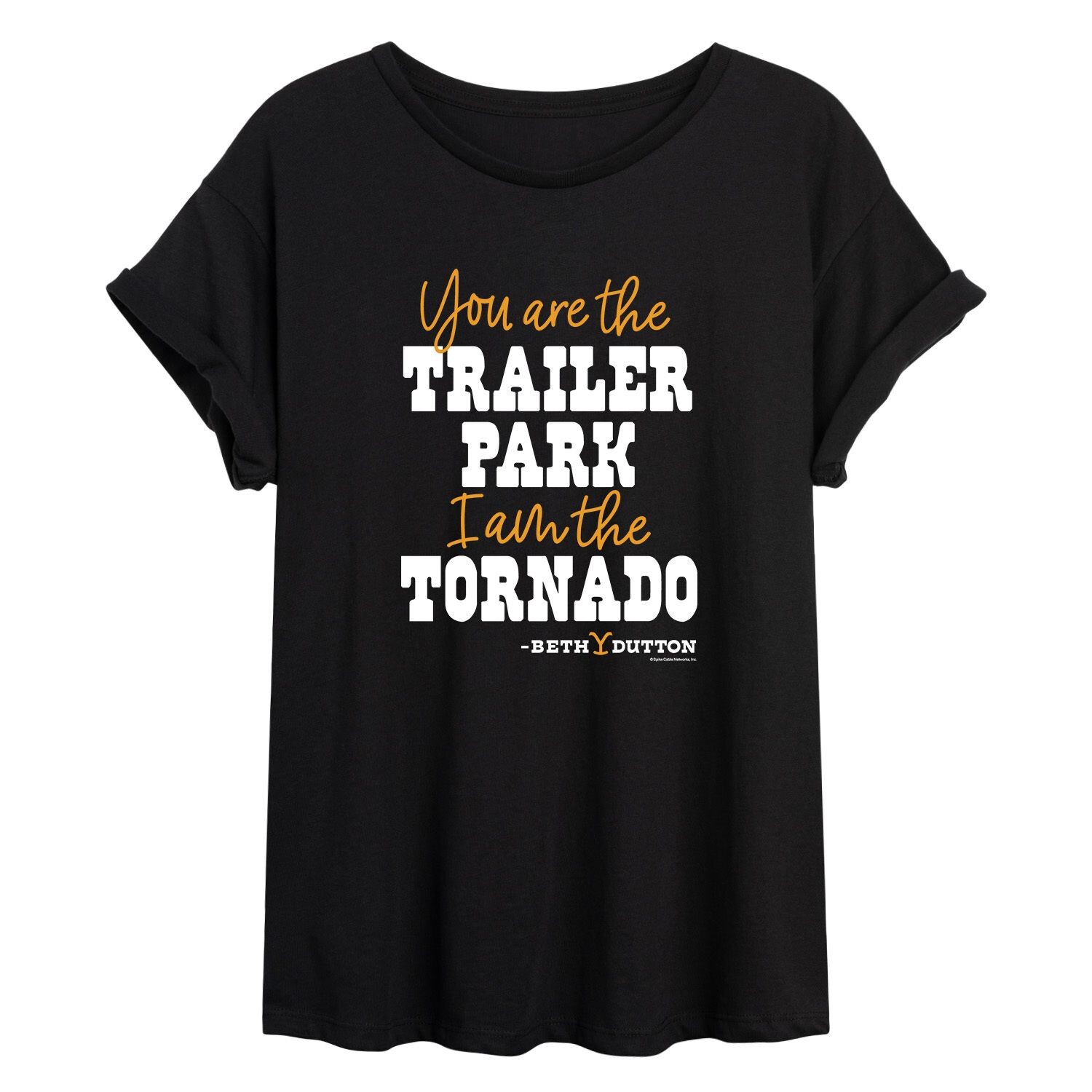 

Юниорская футболка Yellowstone Tornado с струящимся рисунком Licensed Character