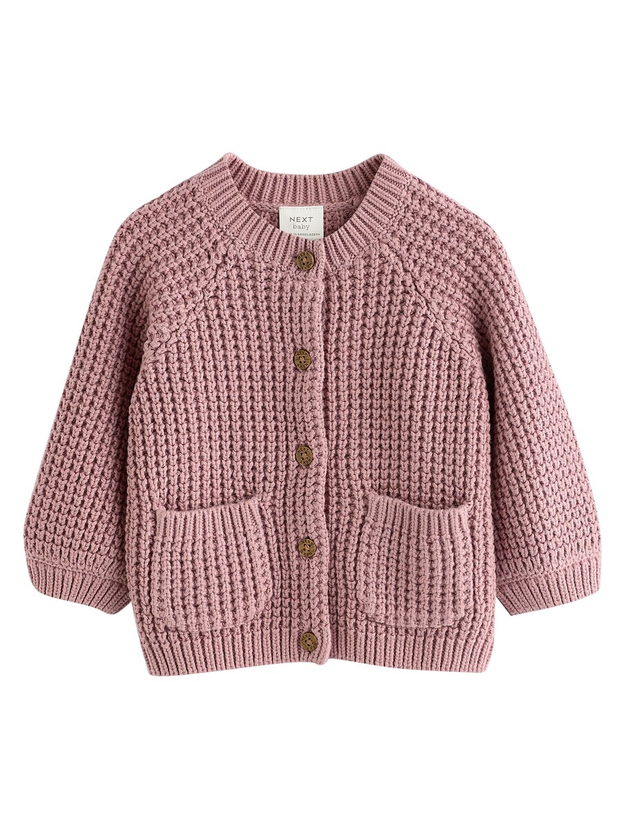 

Вязаный кардиган Next Knit Cardigan, темно-розовый