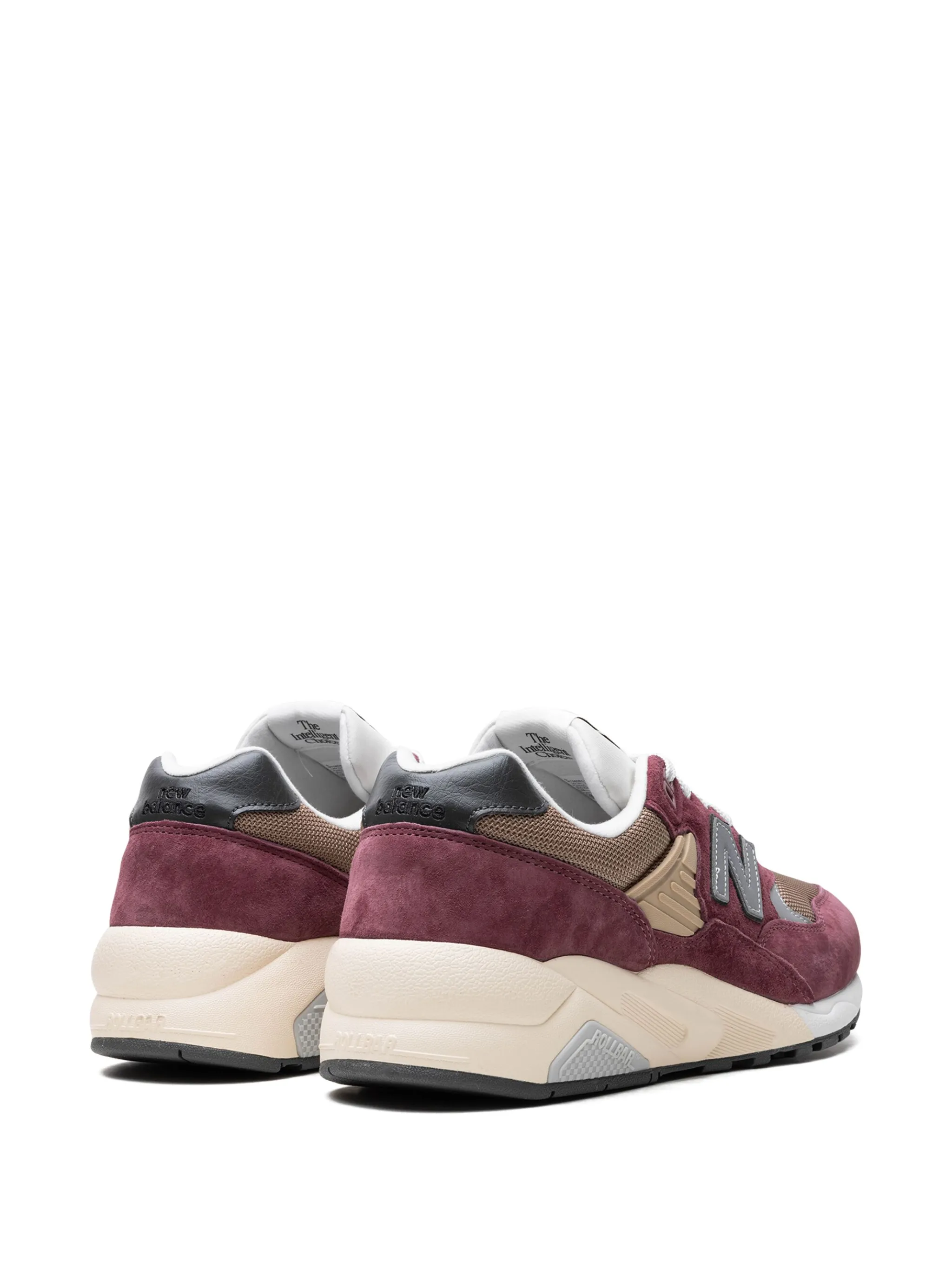 Массивные кроссовки 580 со вставками New Balance, красный — фото 3