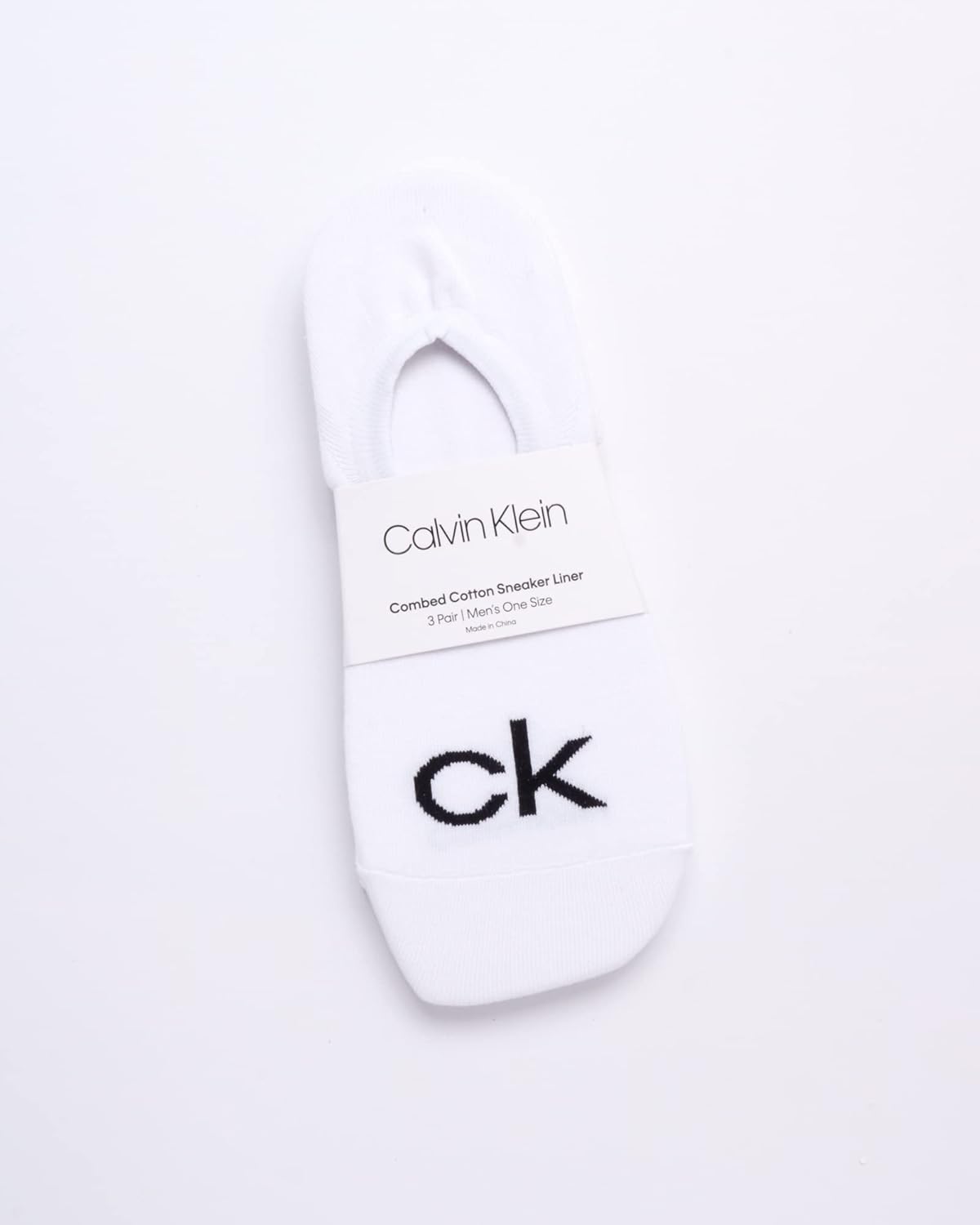 Мужские носки Calvin Klein No Show - 3 пары, мягкие, эластичные, с мягкой подкладкой, спортивные, повседневные, с низким вырезом, для мужчин, White - Low — фото 2