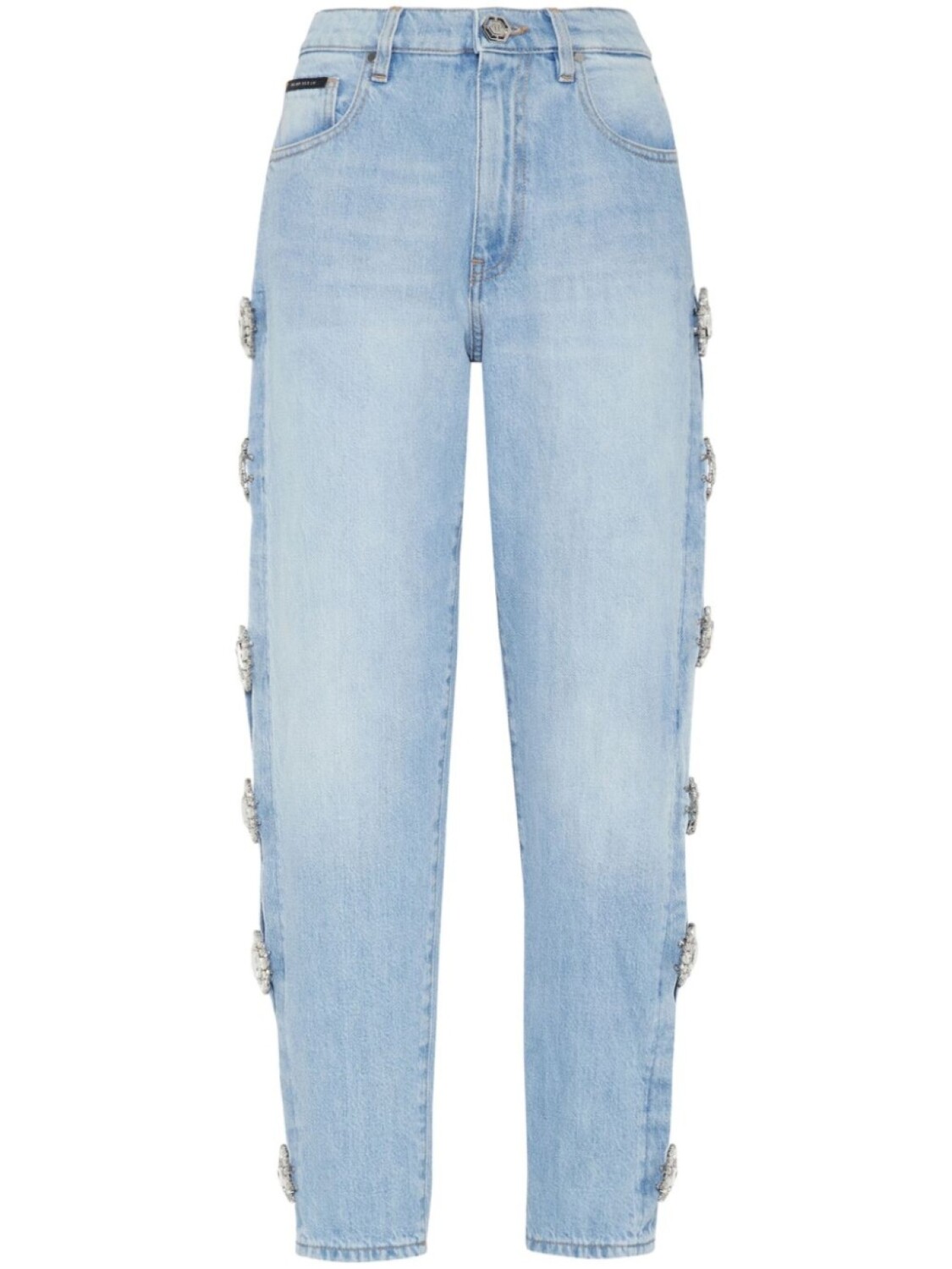 

Philipp Plein джинсы с вырезами, синий