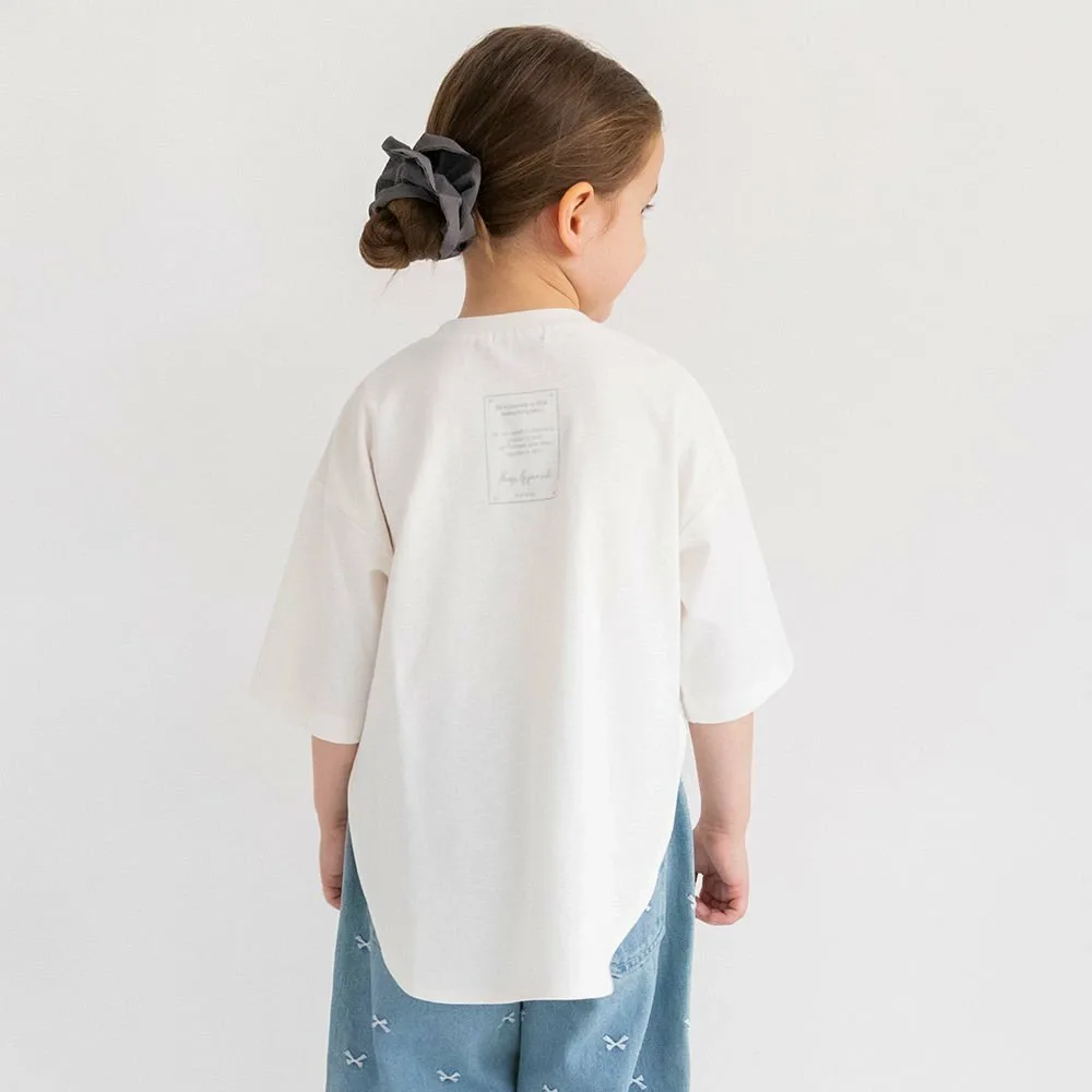 Футболка с крупным силуэтом Branshes, off white