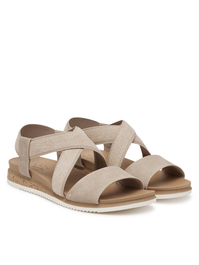 Сандалии BOBS Desert Kiss Low 114705/TPE Skechers, бежевый — фото 2