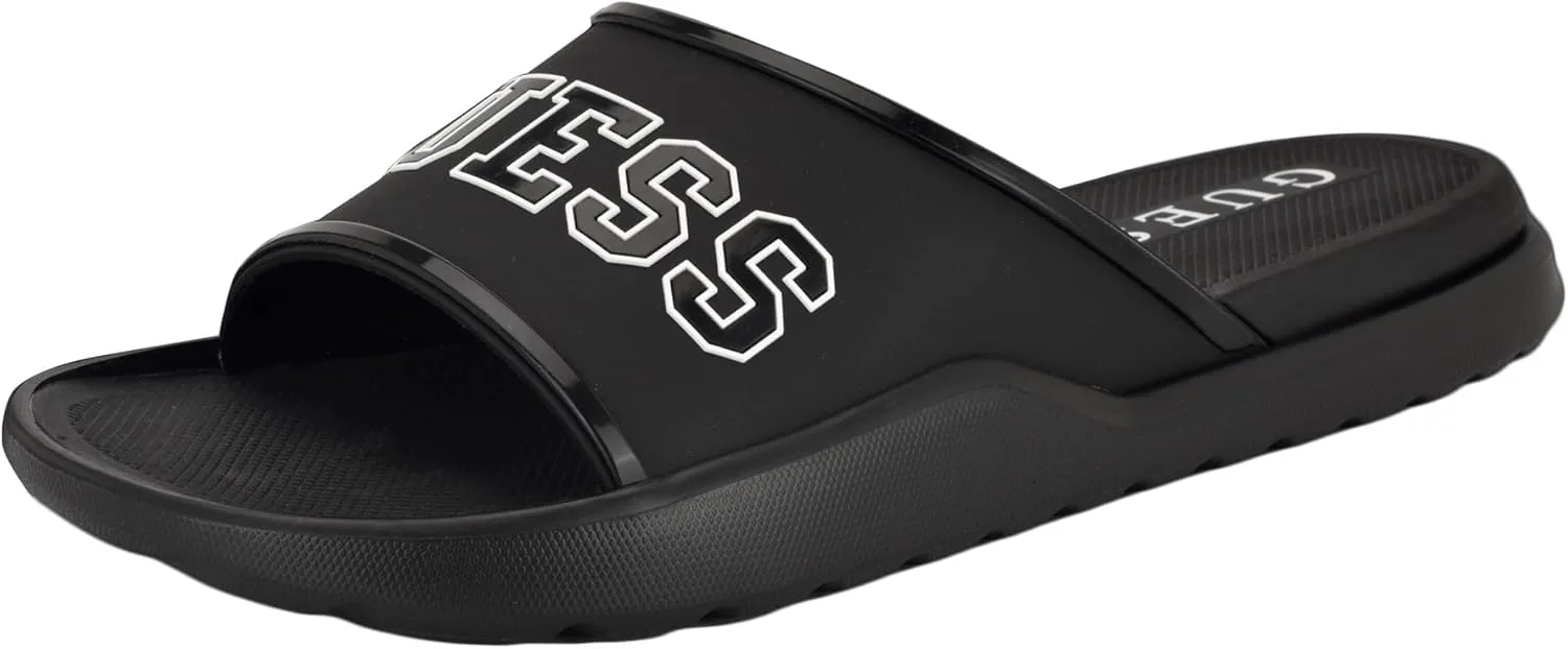 Шлепанцы GUESS mens Mylas, черный