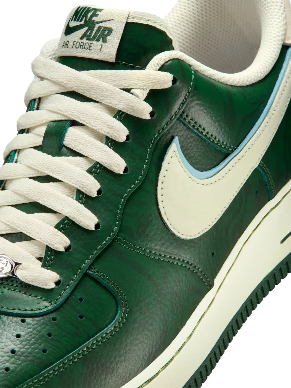 Кроссовки Air Force 1 Low "Laams - Please Post Bills" Nike, зеленый — фото 2