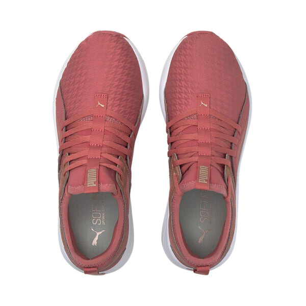 Кроссовки softride sophia q4 shine 'pink white' Puma, розовый — фото 3