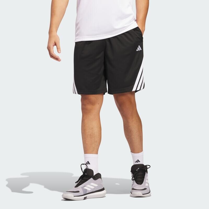 

Спортивные шорты Adidas, черный/белый