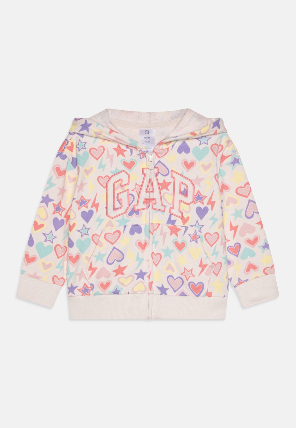 

Толстовка на молнии LOGO TODDLER GIRL GAP, розовый