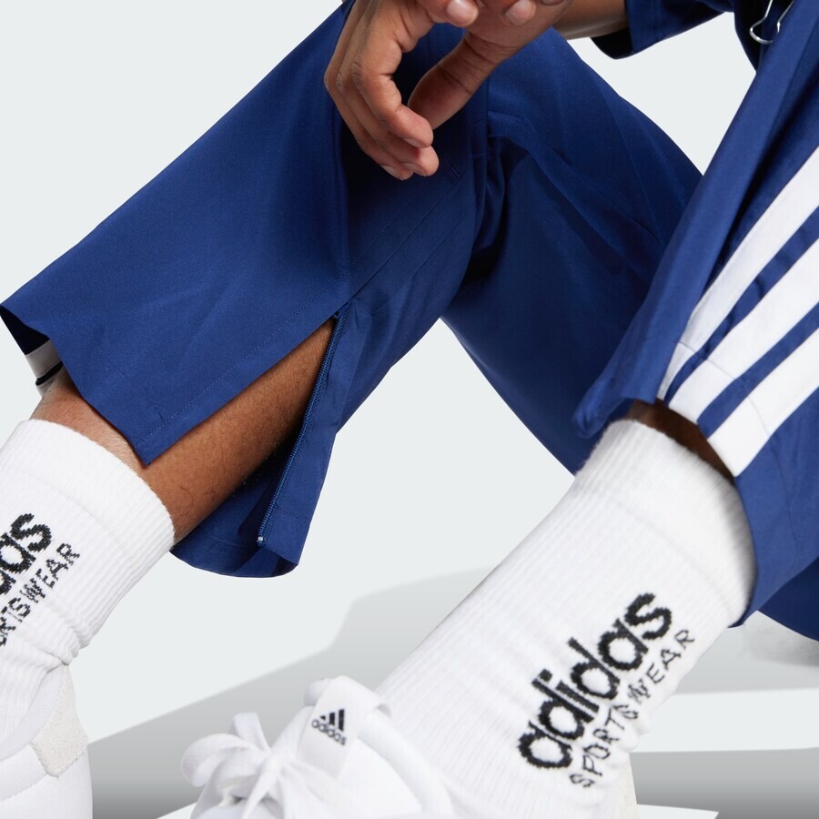 Длинные брюки ADIDAS SPORTSWEAR Regular Workout Pants Essentials, темно-синий — фото 4