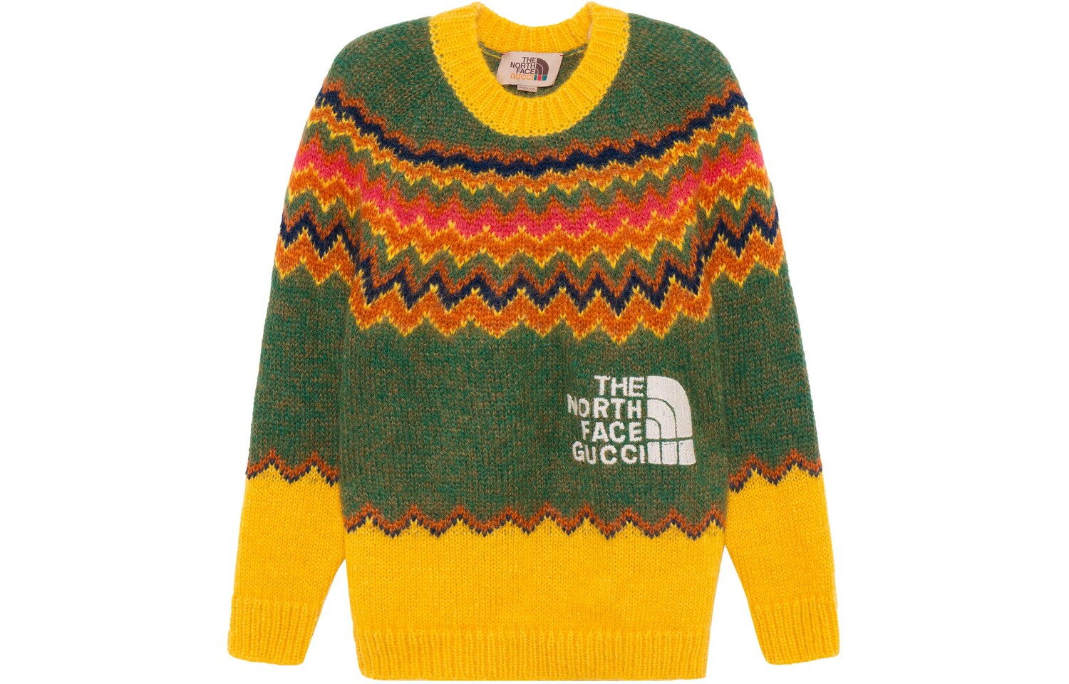 

Свитер женский The North Face x Gucci Urban Exploration, зеленый