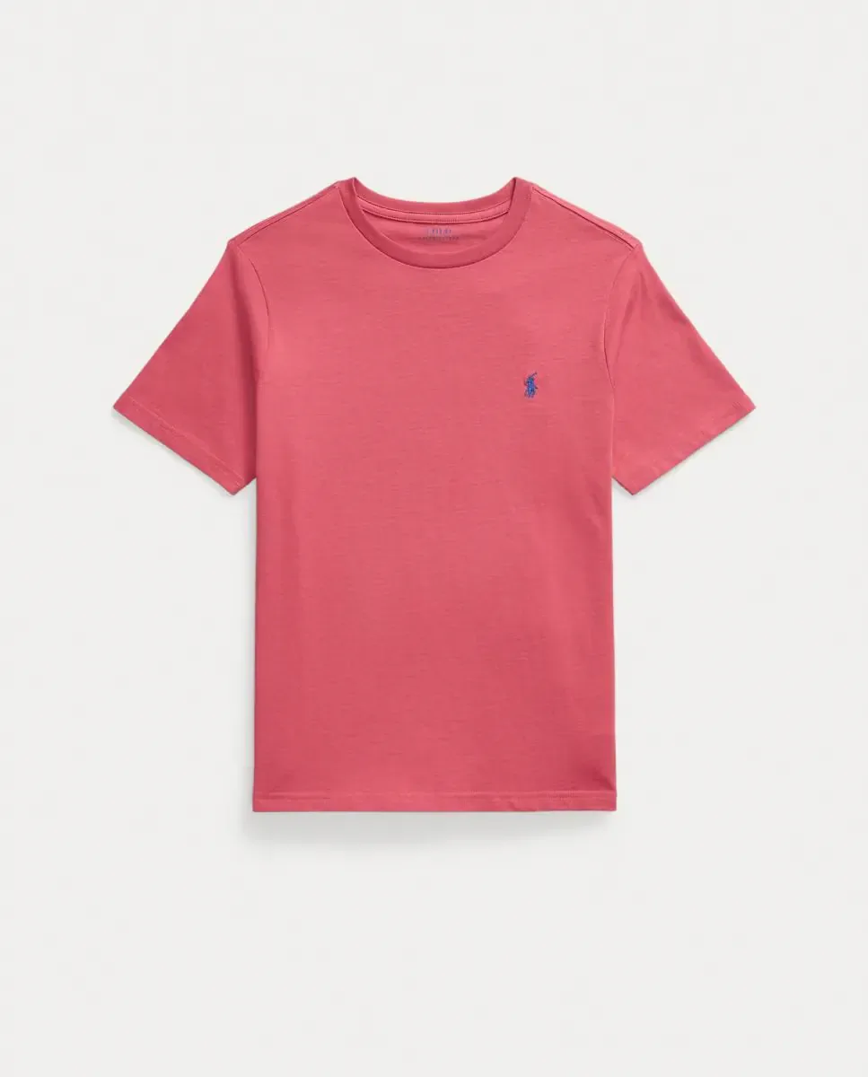 Детская футболка из трикотажного хлопка Polo Ralph Lauren, Carmin