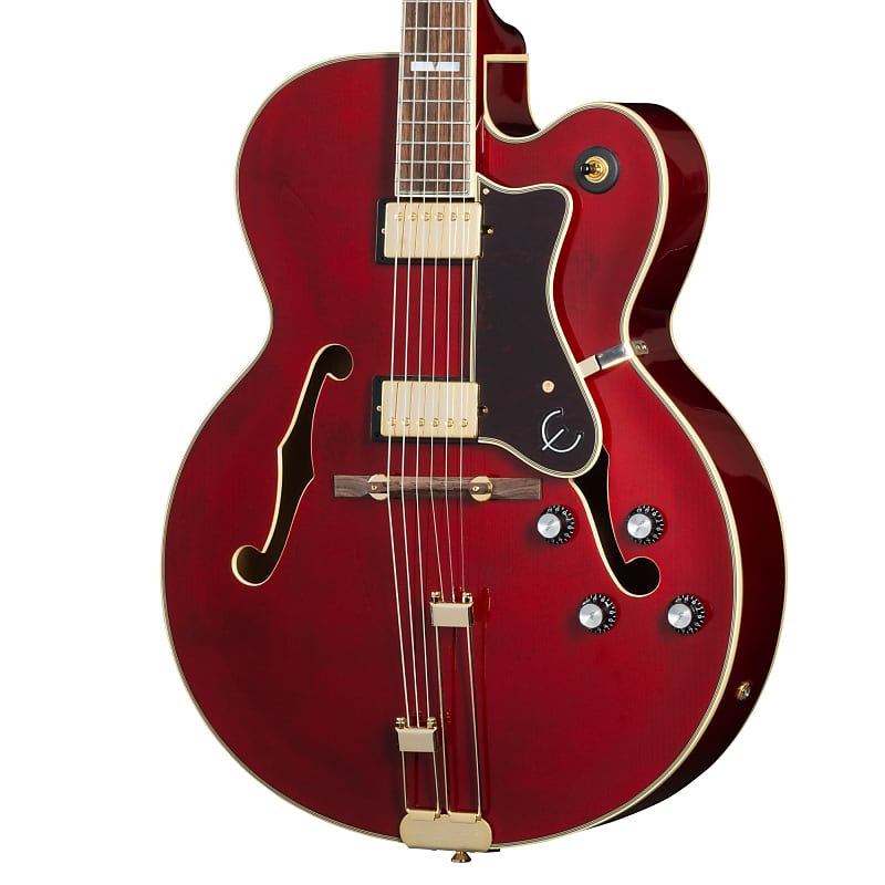 

Электрогитара Epiphone Broadway Electric Guitar, Wine Red w/ Premium Gig Bag