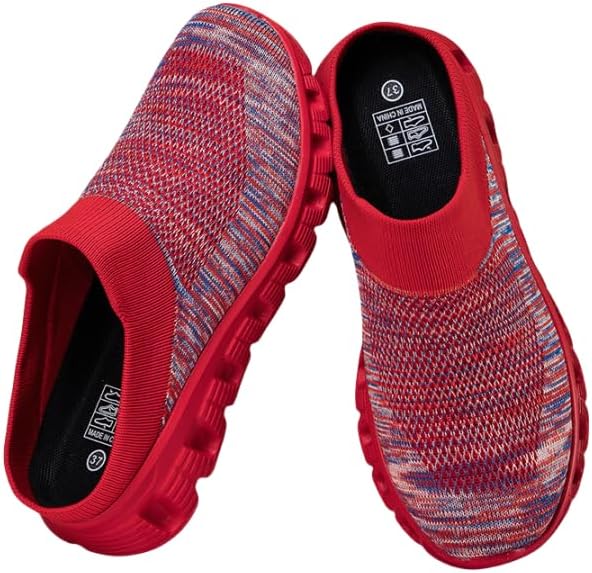 

Мужские кроссовки на шнуровке Hhhchpm, удобные и дышащие, модные плетеные дышащие слипоны с нескользящей и прочной мягкой подошвой для активного отдыха мужчин, красный