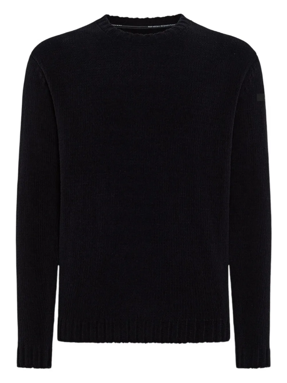 

Круглый вязаный свитер Rrd, черный