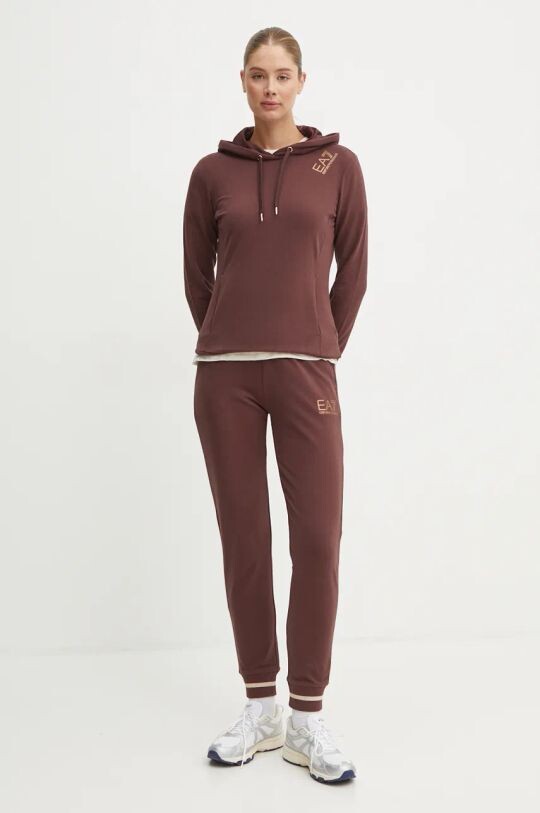 

Спортивный костюм EA7 Emporio Armani, коричневый