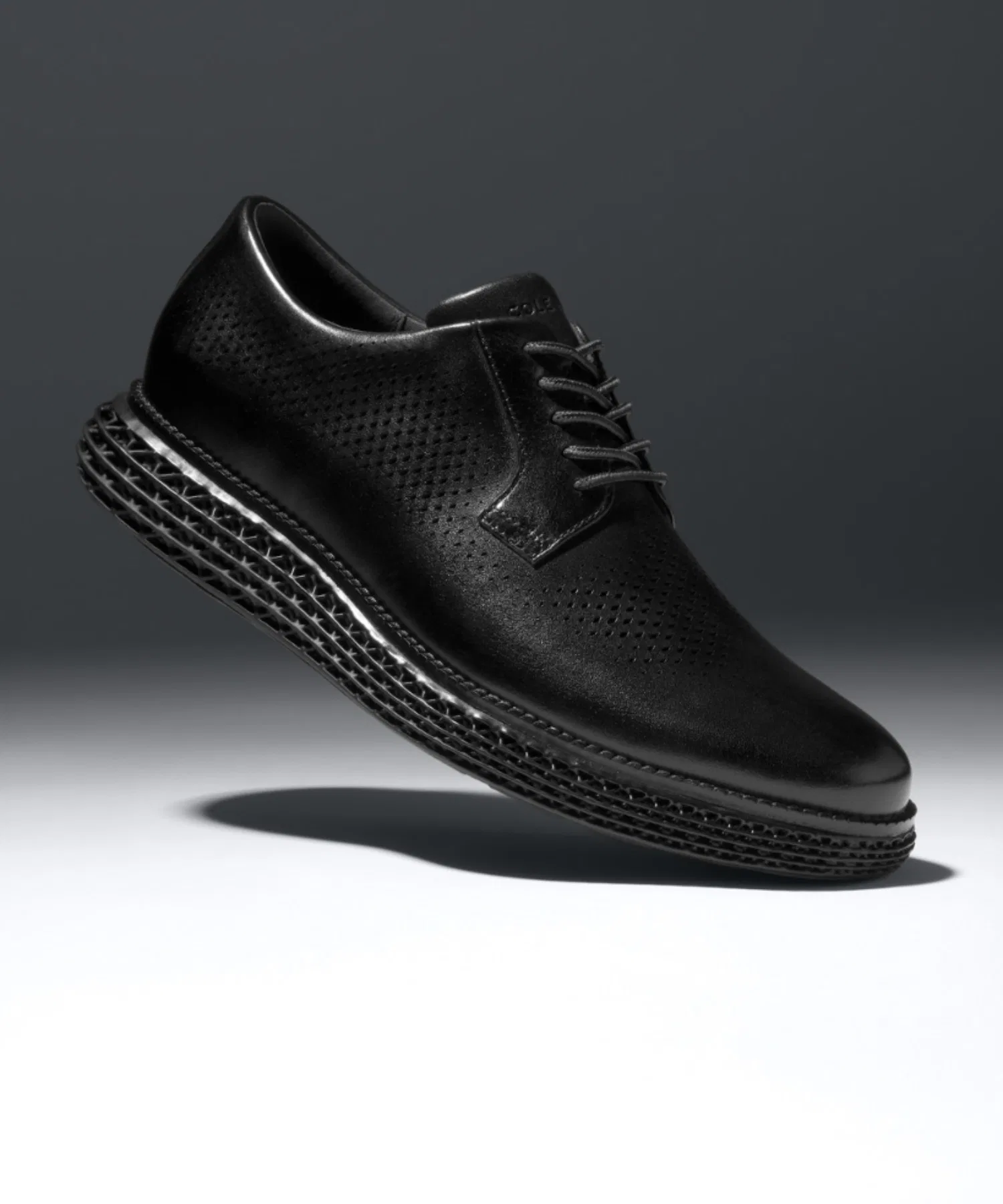 Мужские кожаные туфли COLE HAAN OriginalGrand 2.0 чёрные