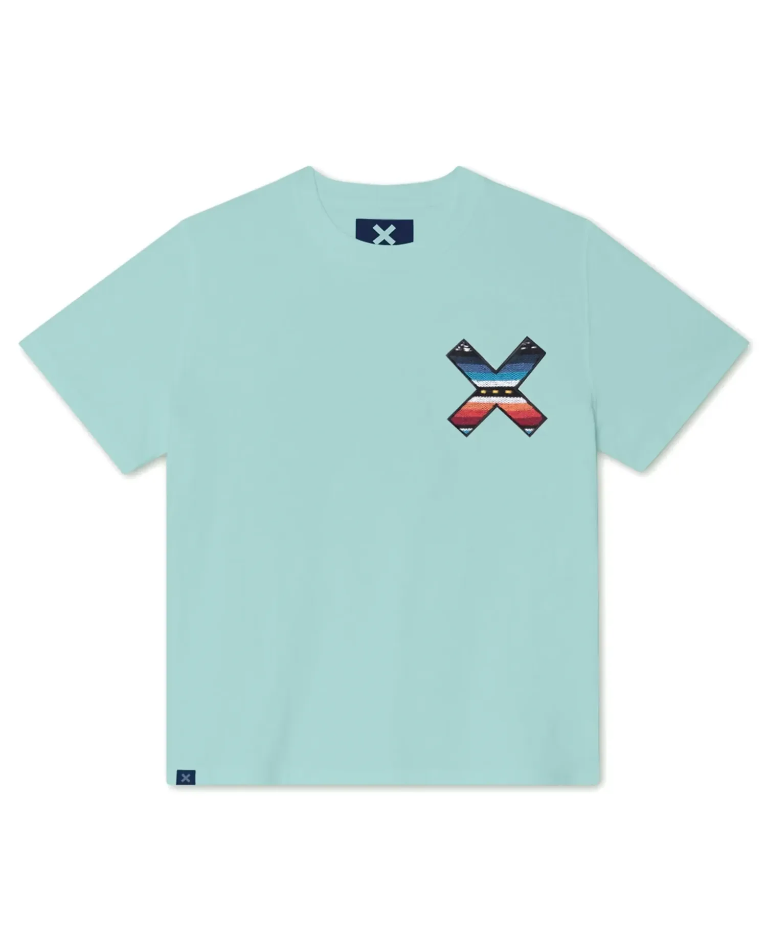 Футболка из органического хлопка Classic acqua Blue Banana, бирюзовый