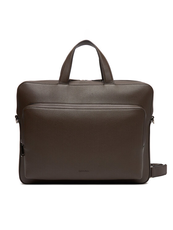 

Сумка для ноутбука Micro Pebble Slim Briefcase 36 LV04D3012G Calvin Klein, коричневый