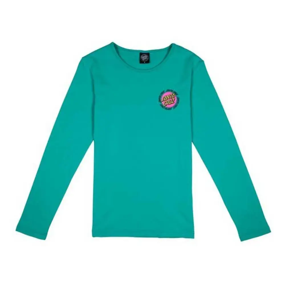 

Футболка с длинным рукавом Santa Cruz Ringed dot, зеленый
